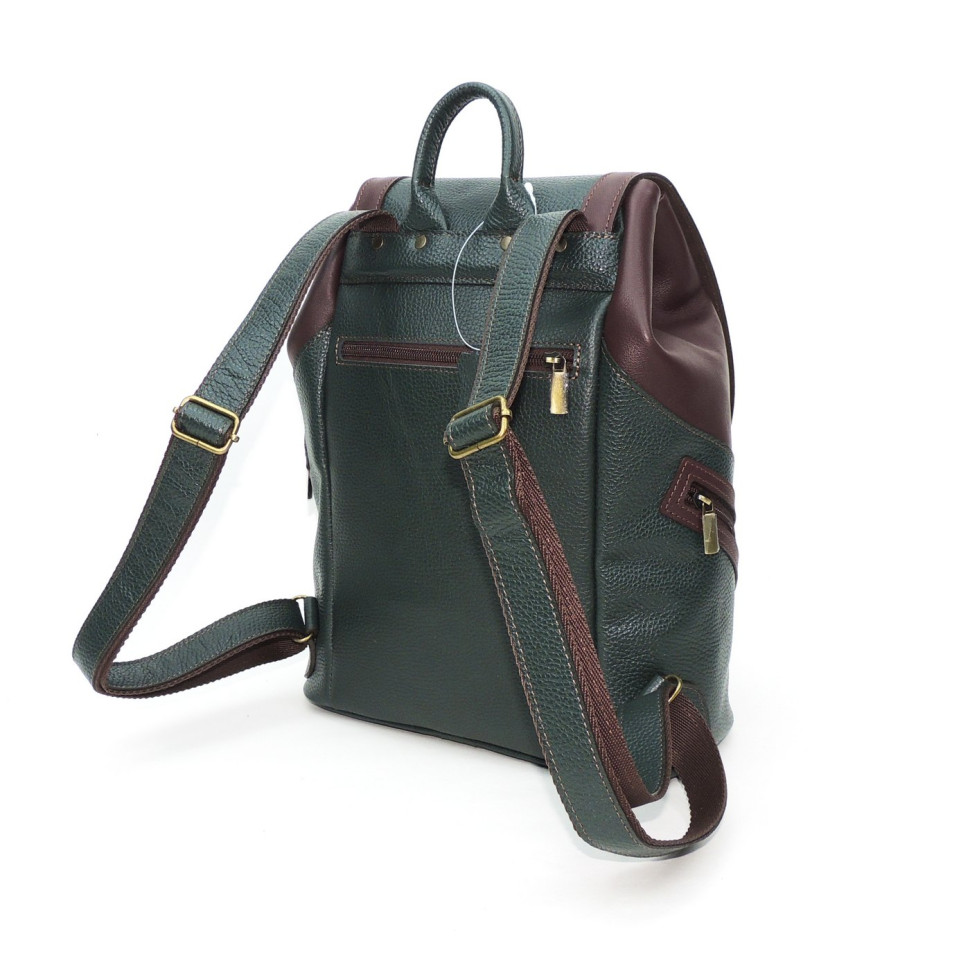 Рюкзак женский Natalia Kalinovskaya, "Дженис" зеленый/бордо Рюкзак женский Natalia Kalinovskaya, "Дженис" зеленый/бордо