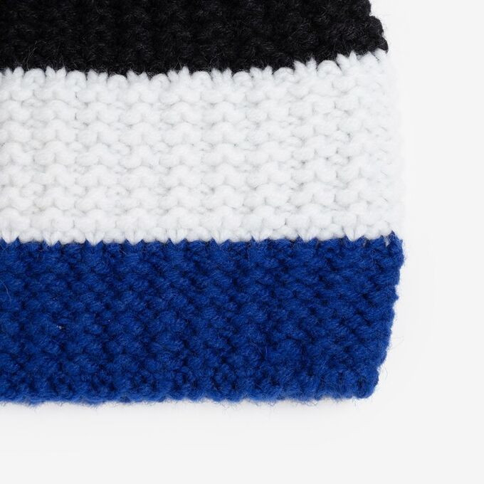 Шапка мужская 8461 MARHATTER василёк/белая Шапка мужская 8461 MARHATTER василёк/белая