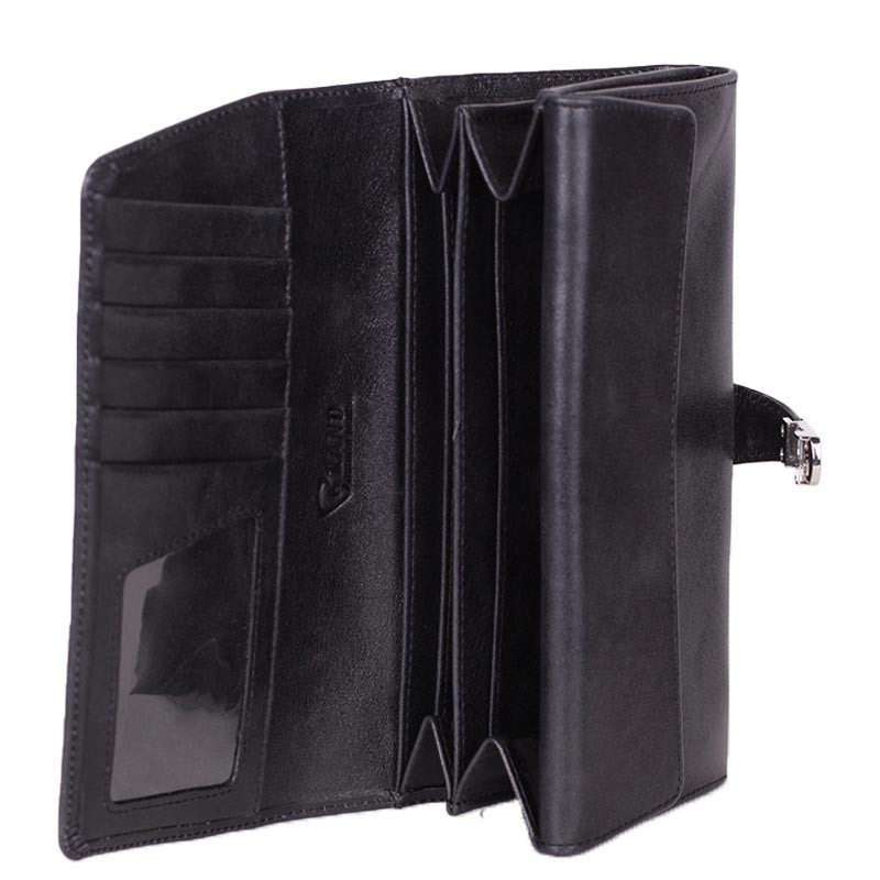 Портмоне женское Grand, 02-208-0513 тёмно-серое Портмоне женское Grand, 02-208-0513 тёмно-серое