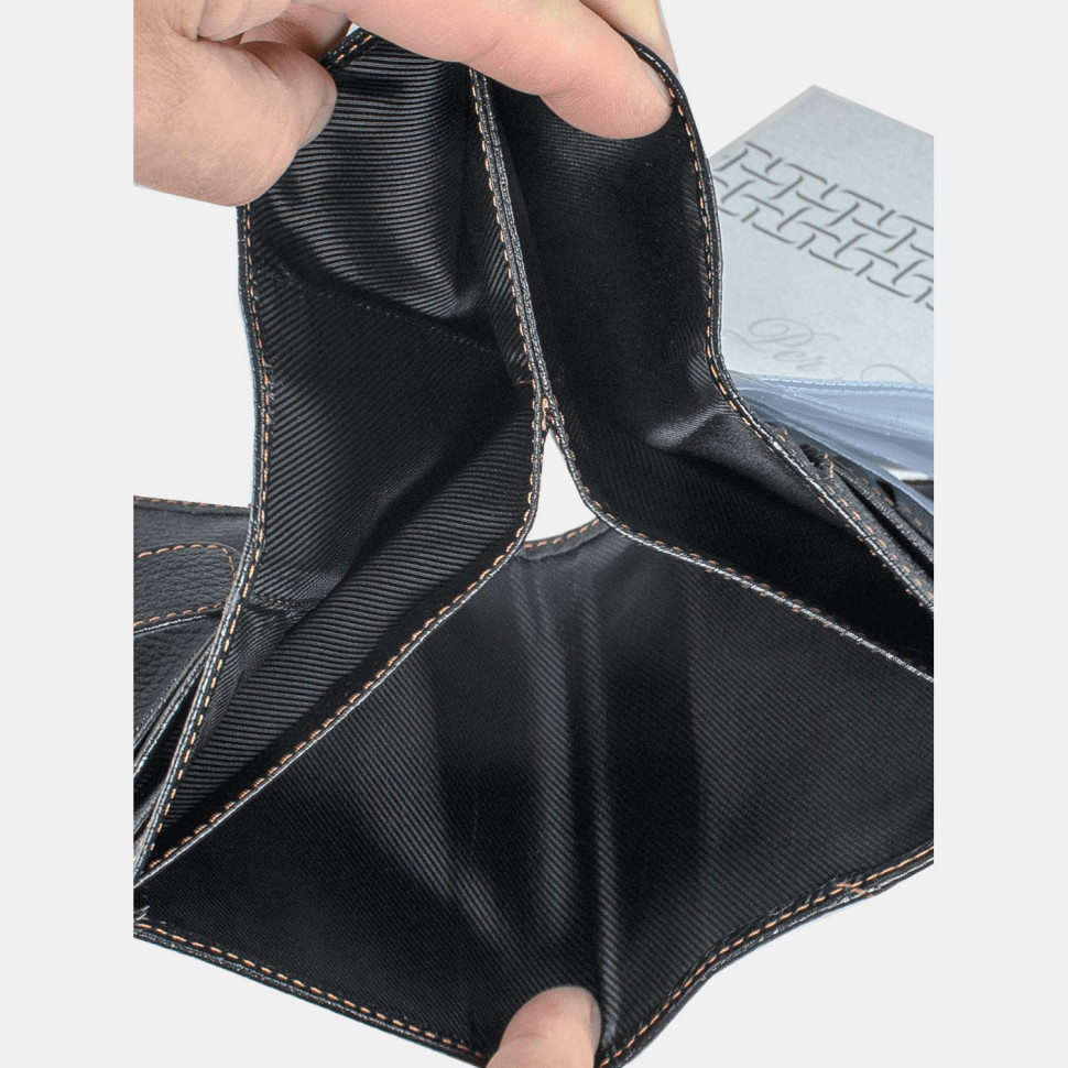 Портмоне мужское ПМ-427-1510/1520 "Консул"3в1 чёрное Портмоне мужское ПМ-427-1510/1520 "Консул"3в1 чёрное