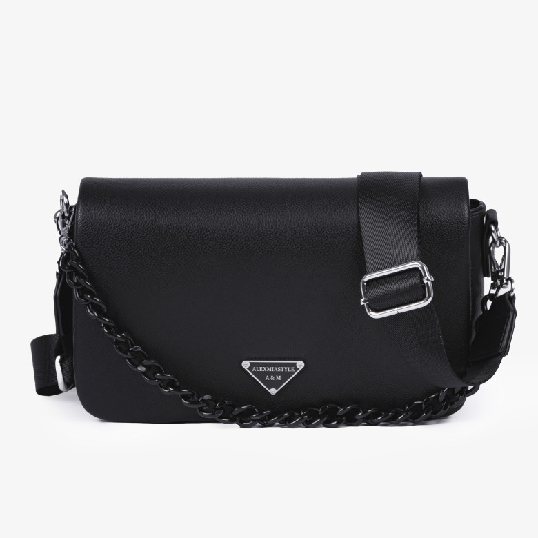 Сумка Alex&Mia, 9130 черная Сумка Alex&Mia, 9130 черная