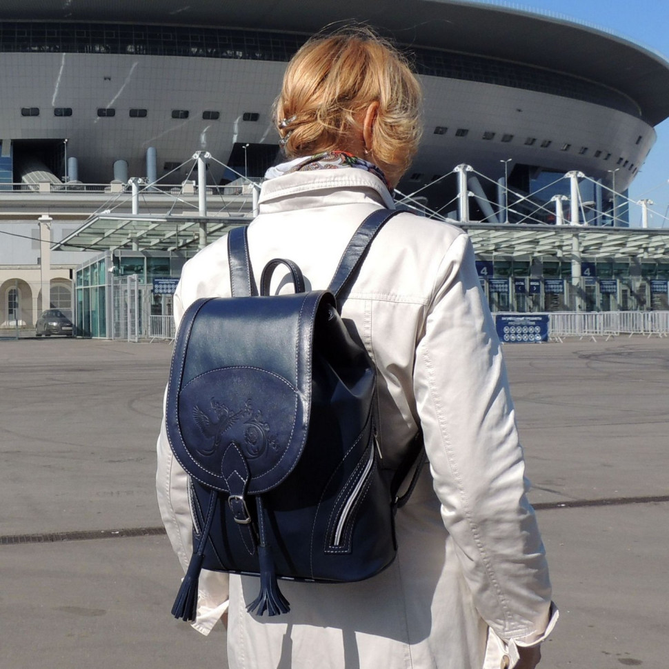 Рюкзак женский Natalia Kalinovskaya, "Валери" синий