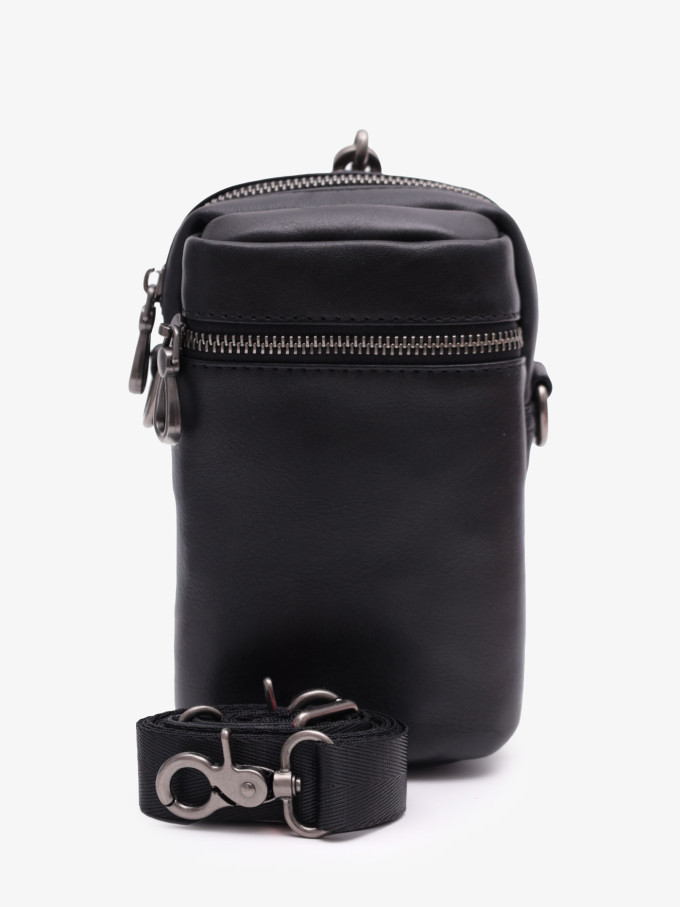 Сумка мужская Baggins 2035 чёрная Сумка мужская Baggins 2035 чёрная