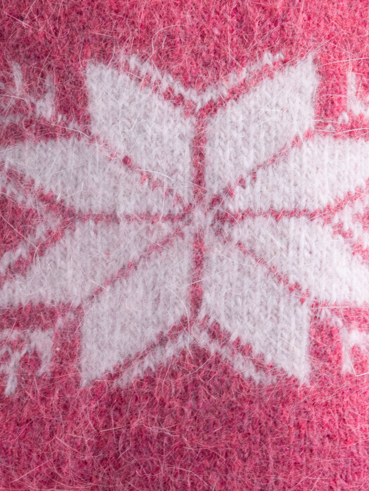 Варежки женские Корона 3046 т.розовые