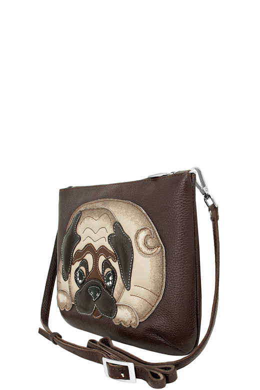 Сумка женская Protege, ДС-261-118 Мопс мокко