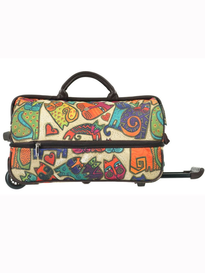 Дорожная сумка-саквояж TsV 514.2 кошки с колёсами Дорожная сумка-саквояж TsV 514.2 кошки с колёсами