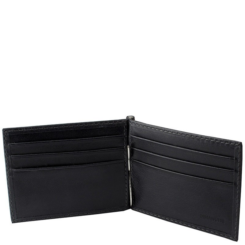 Зажим для денег Dimanche Camel 889/M черный, с отделением для мелочи Зажим для денег Dimanche Camel 889/M черный, с отделением для мелочи