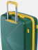 Чемодан L'Case, Lyon без расширения тёмно-зелёный