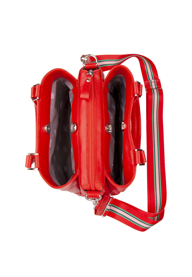 Сумка Esse 78446 УМА RED кожа алая Сумка Esse 78446 УМА RED кожа алая